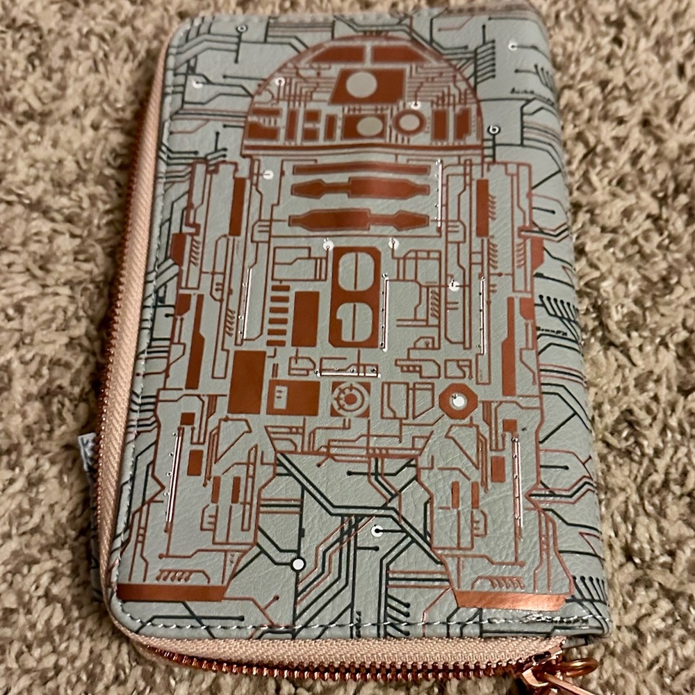 Star Wars R2-D2 Gray and Orange Phone Case